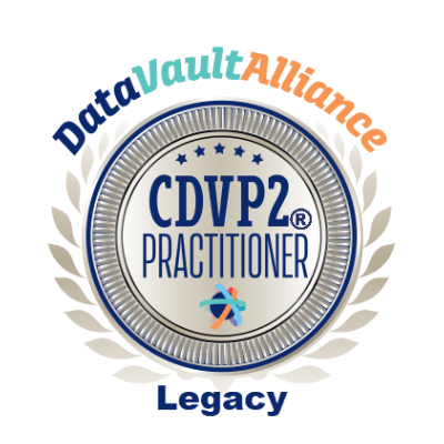 CDVP2 Certified Data Vault Practitioner legacy badge